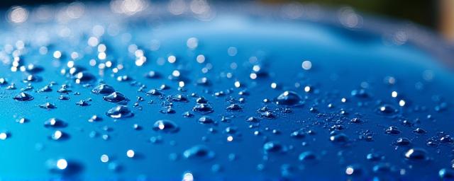 Water beading on ceramic coated car paint