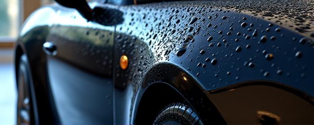 Professionally valeted car exterior